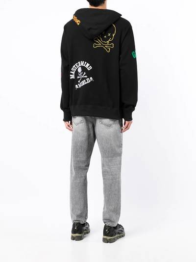 MASTERMIND WORLD patchwork hooded sweatshirt outlook