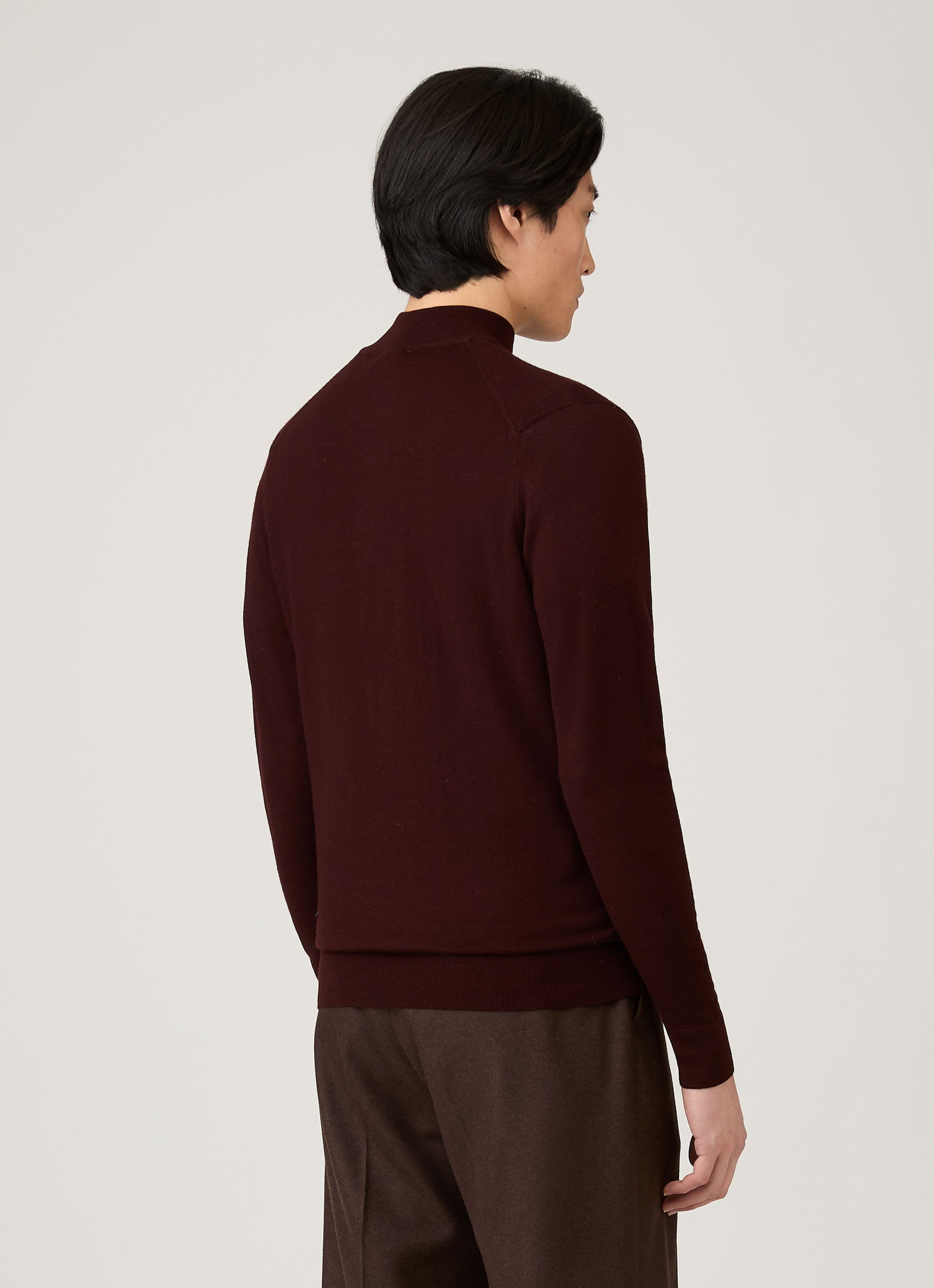 Extra‑Fine Merino Zip Neck - 5