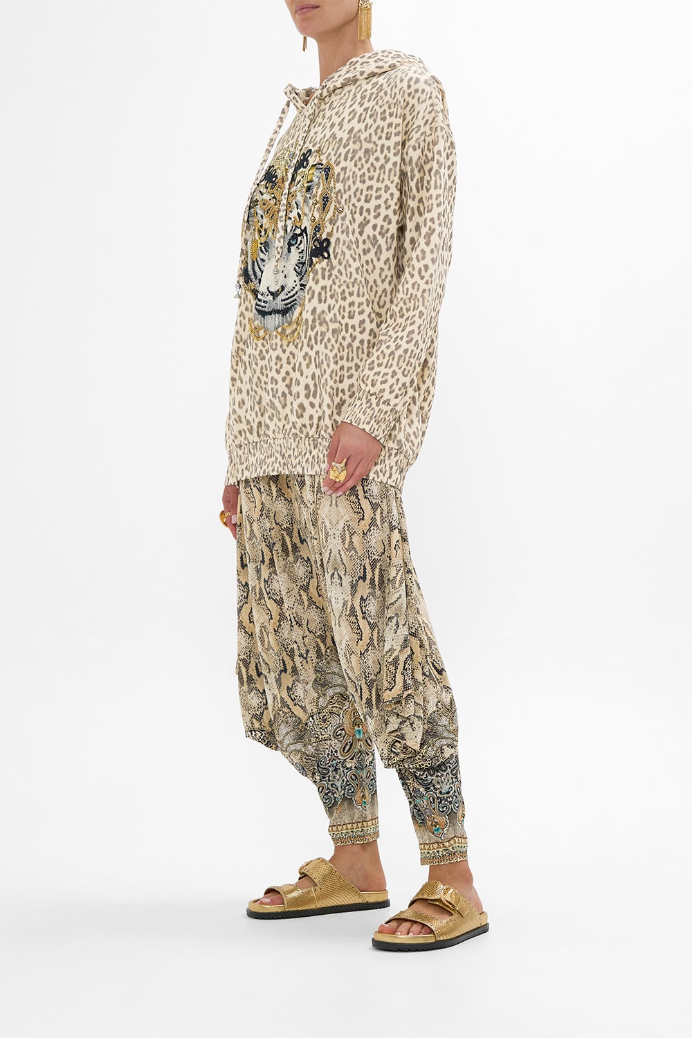 JERSEY DRAPE PANT WITH POCKET - 4