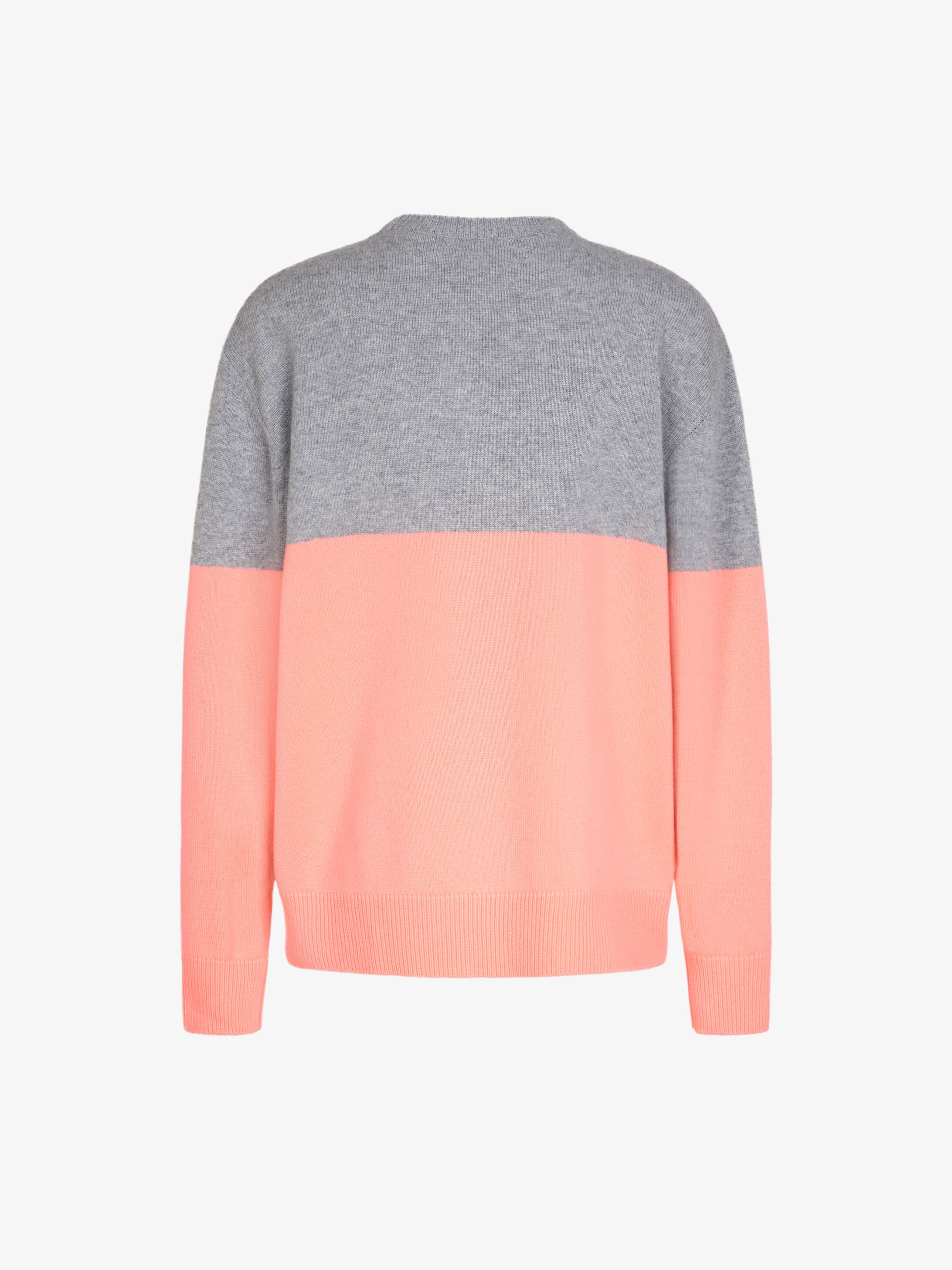 Two tone sweater in cashmere - 4