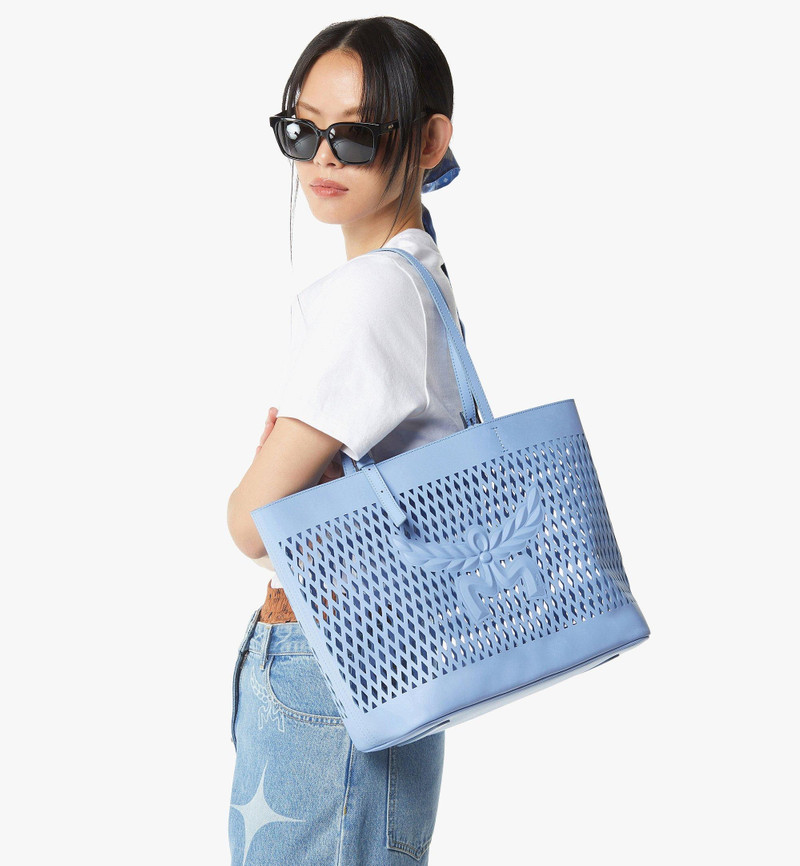 Himmel Shopper in Perforated Calfskin Leather 7