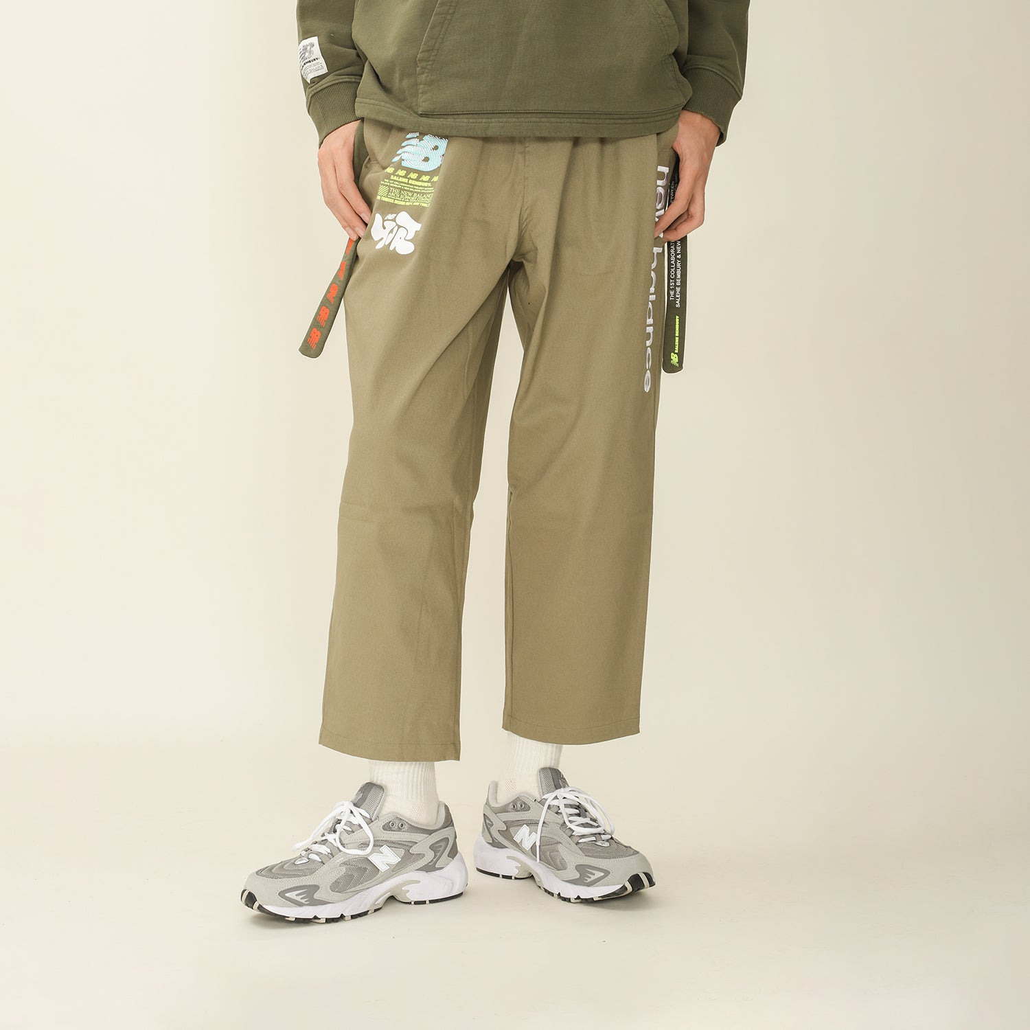 New Balance x Salehe Yurt Pants 'Khaki' MP11563-CGN - 3