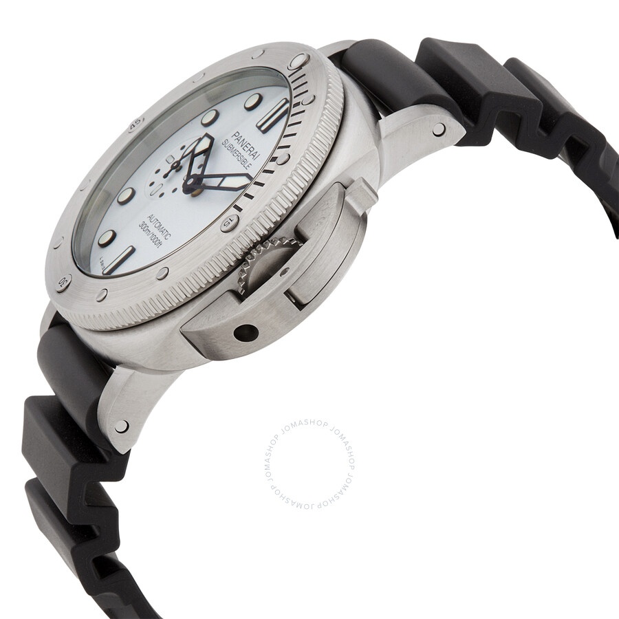 Panerai Submersible Bianco 42 Automatic White Dial Men's Watch PAM01223 - 2