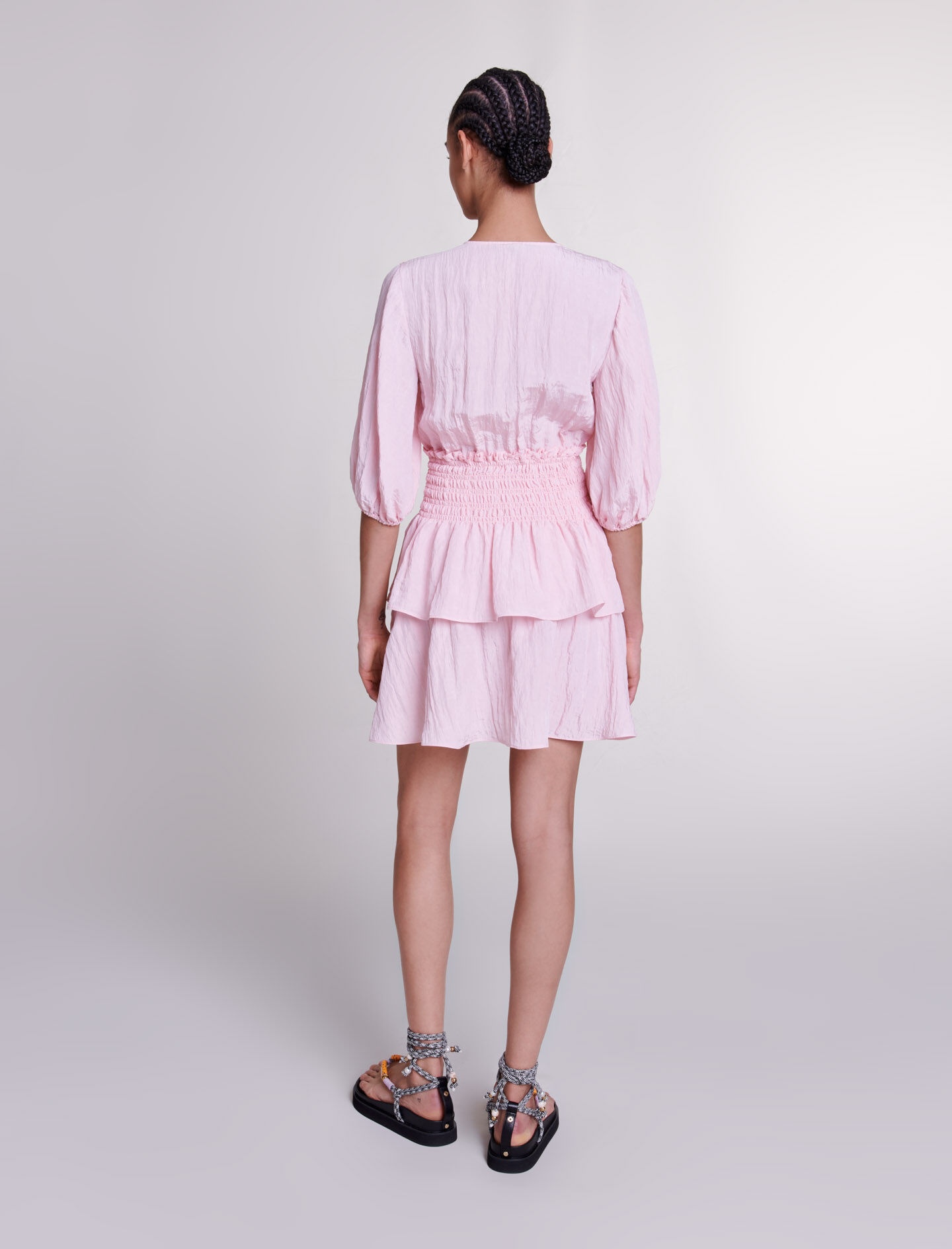 Short ruffled dress - 5