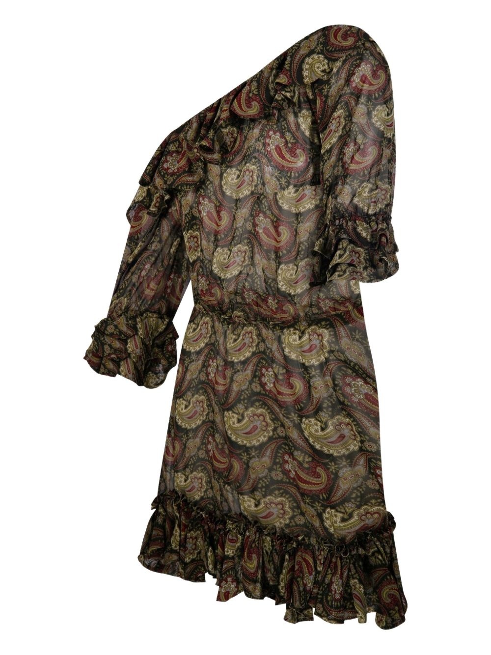 paisley-print mini dress - 3