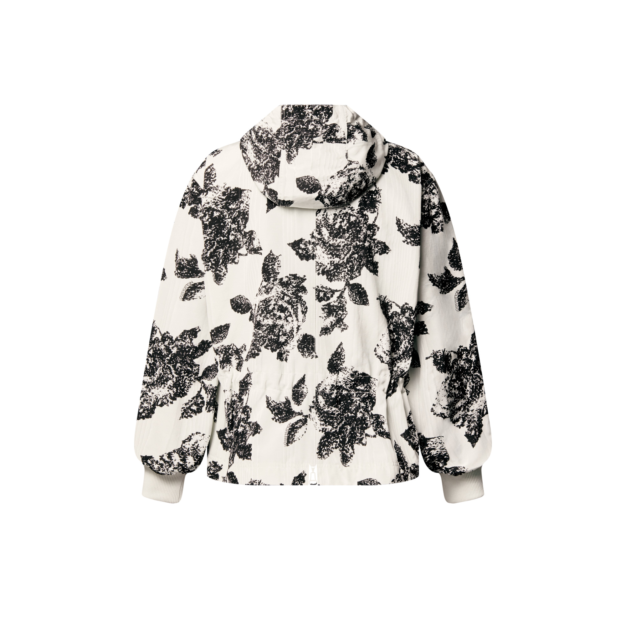Floral Print Hooded Parka - 3