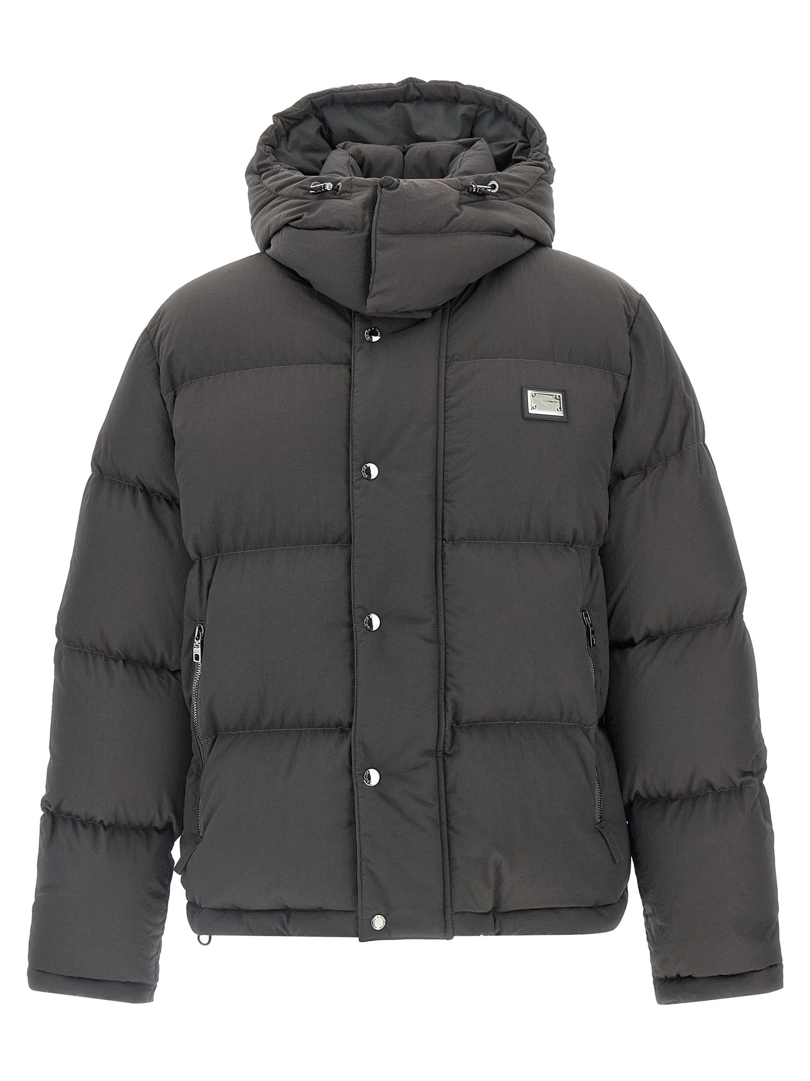 Dolce & Gabbana Men Logo Patch Down Jacket - 1