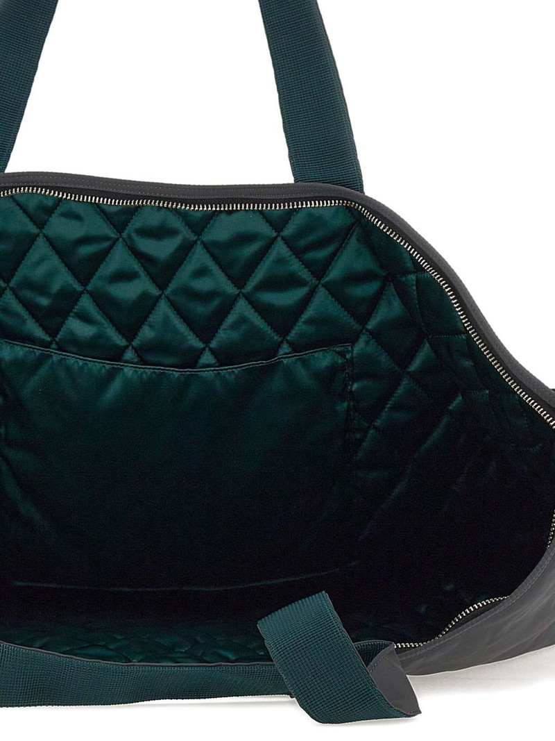 large logo-patch tote bag 5