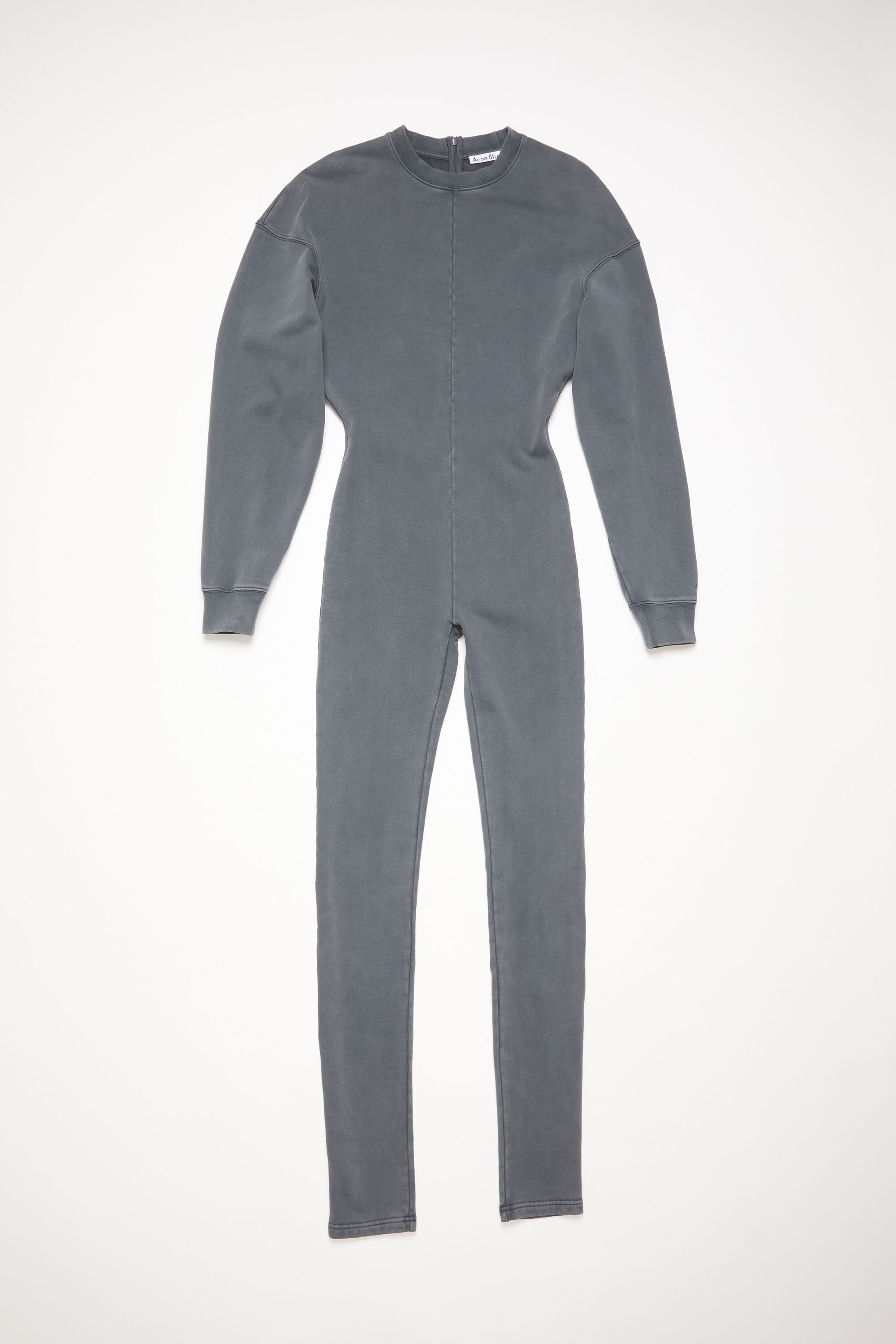 Fleece jumpsuit - Anthracite grey - 1