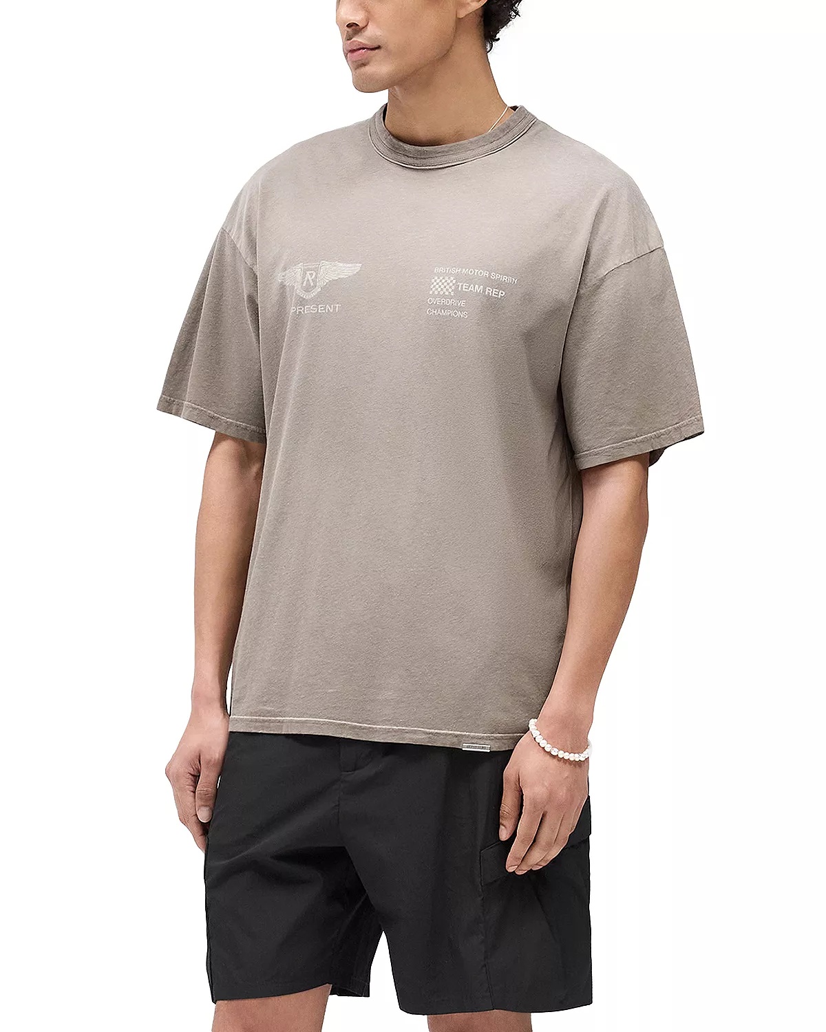 Team Oversized Fit Graphic Logo Tee - 5