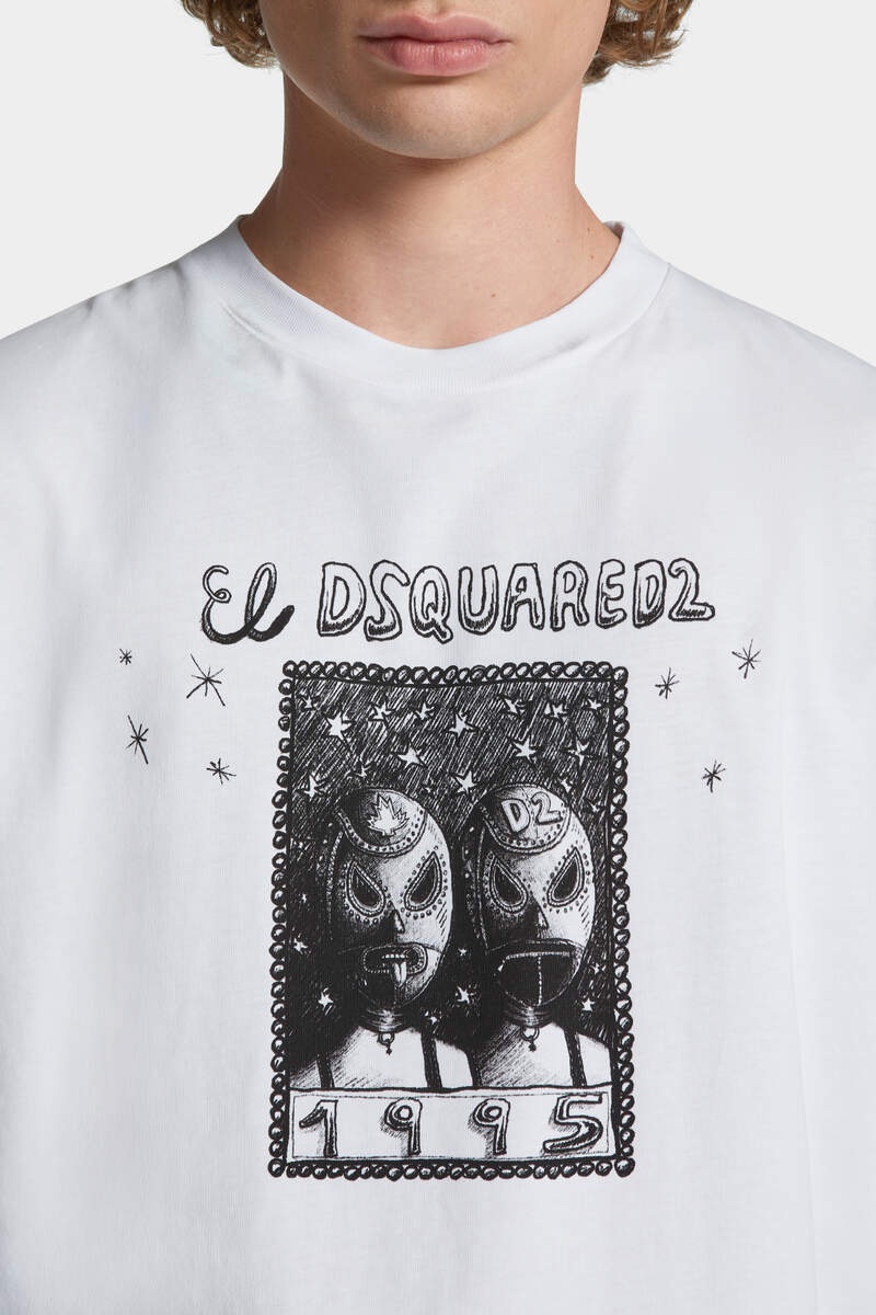 WASH LOOSE FIT CARTOON T-SHIRT - 5
