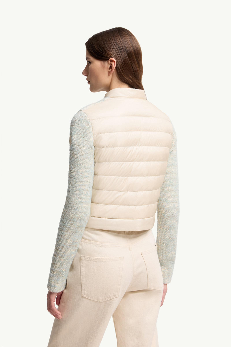Wool & Alpaca Blend Padded Zip-Up Cardigan 5