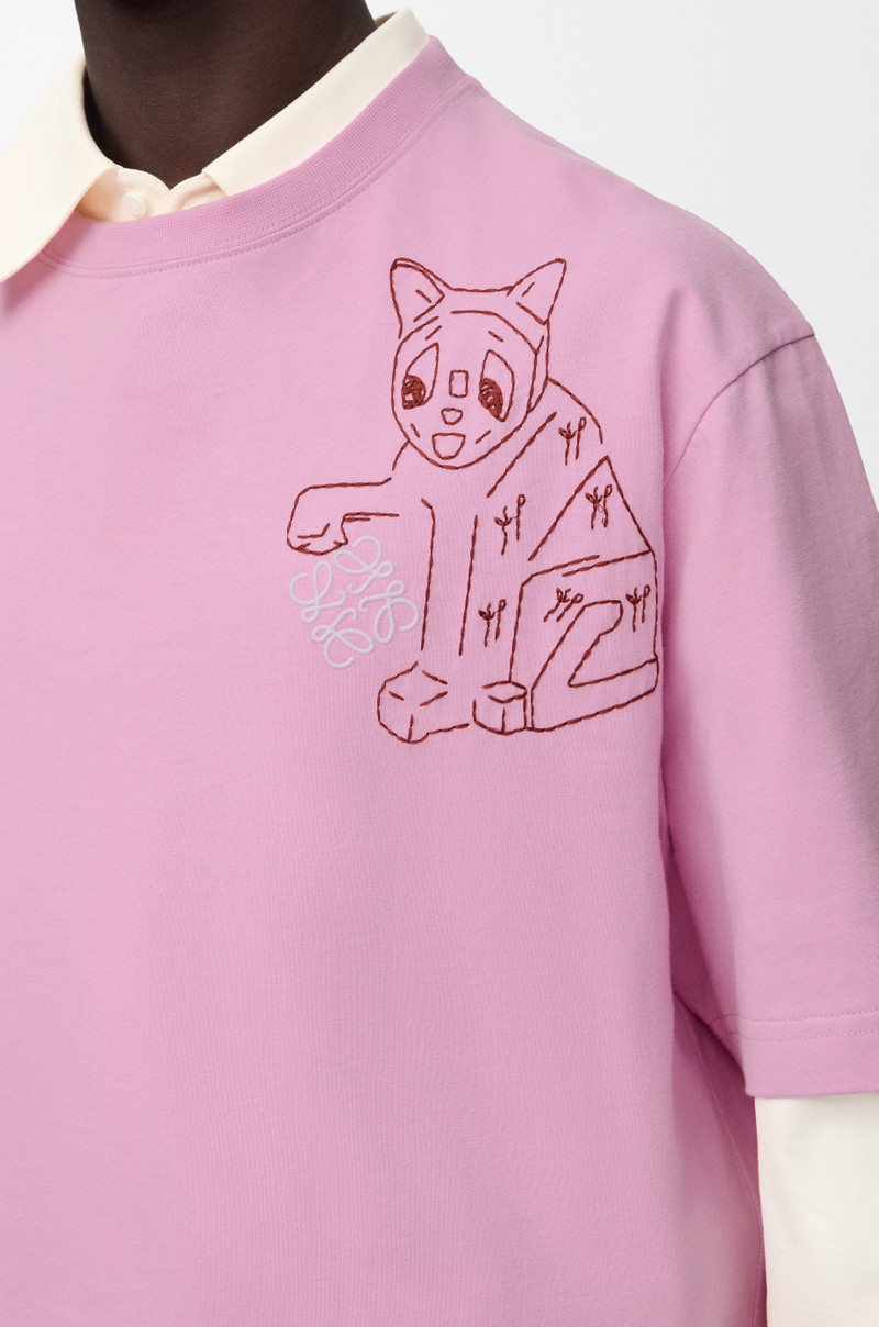 Loose fit T-shirt in cotton 5