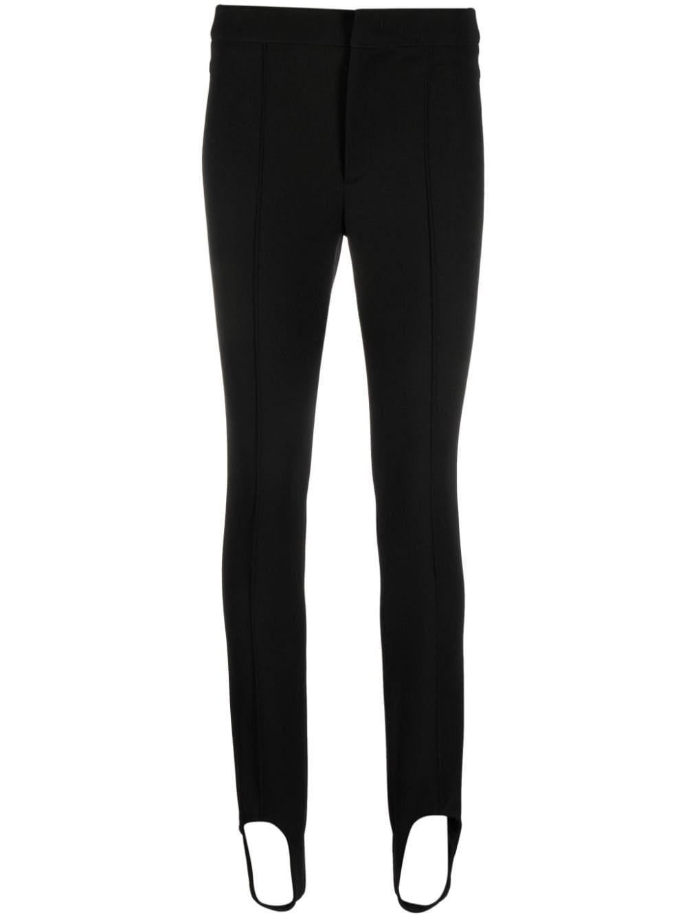 crease stirrup leggings - 1