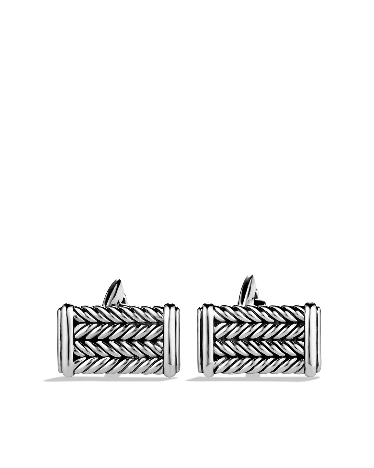Men's Chevron Cuff Links - 2