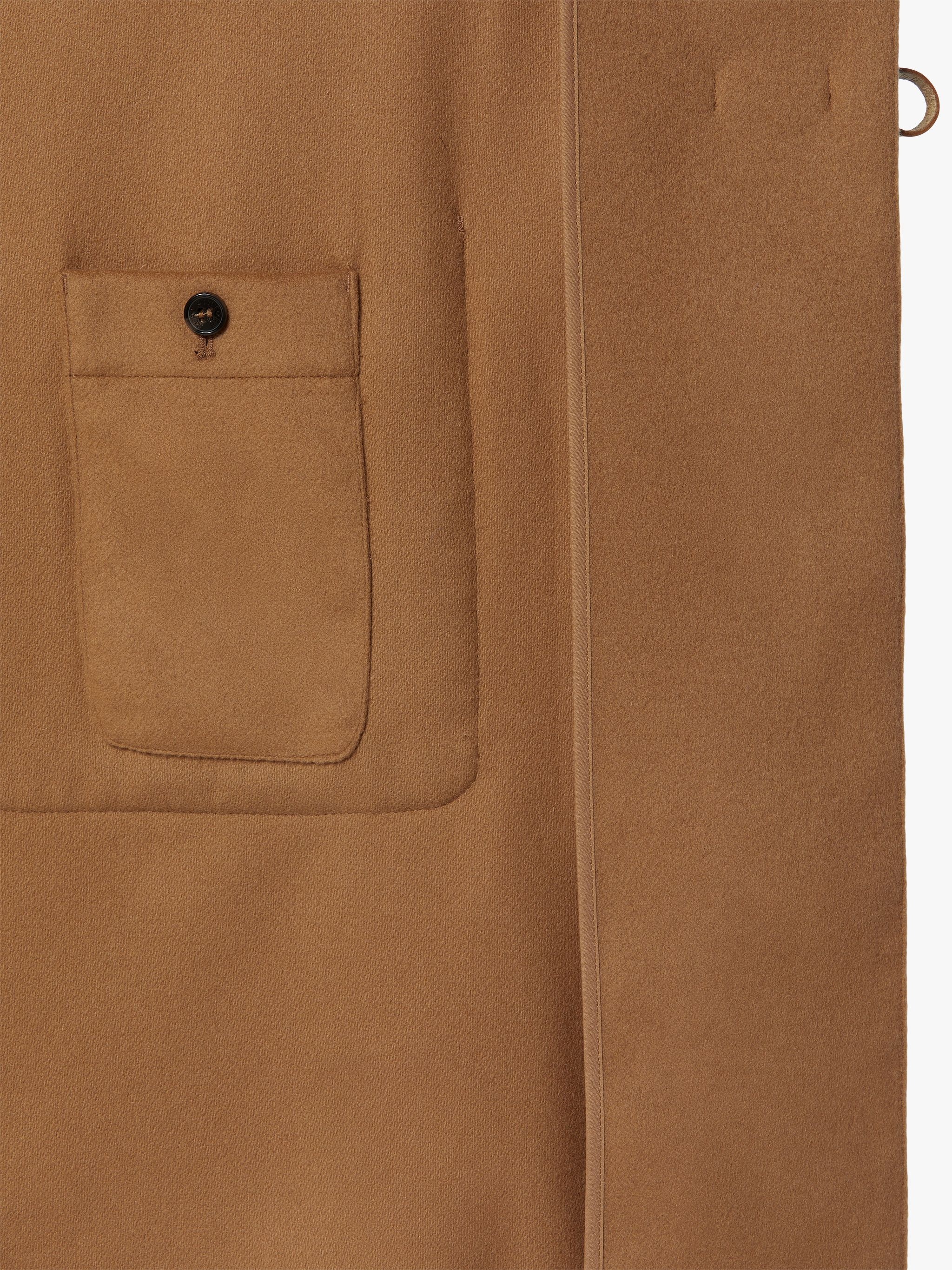RAVENNA BEIGE WOOL & CASHMERE DUFFLE COAT | GMF-305 - 6