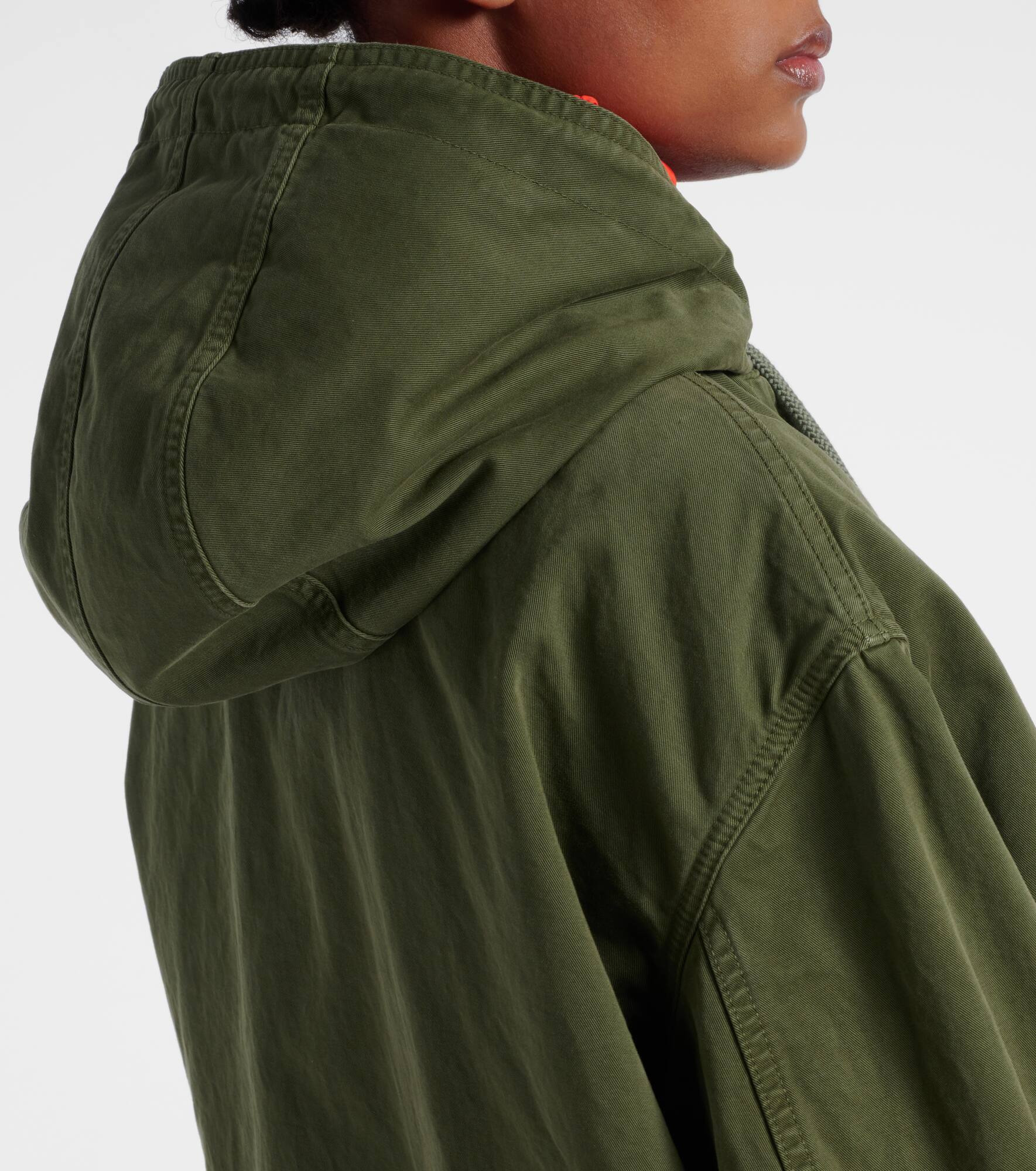 Cotton canvas vest and jacket set - 6