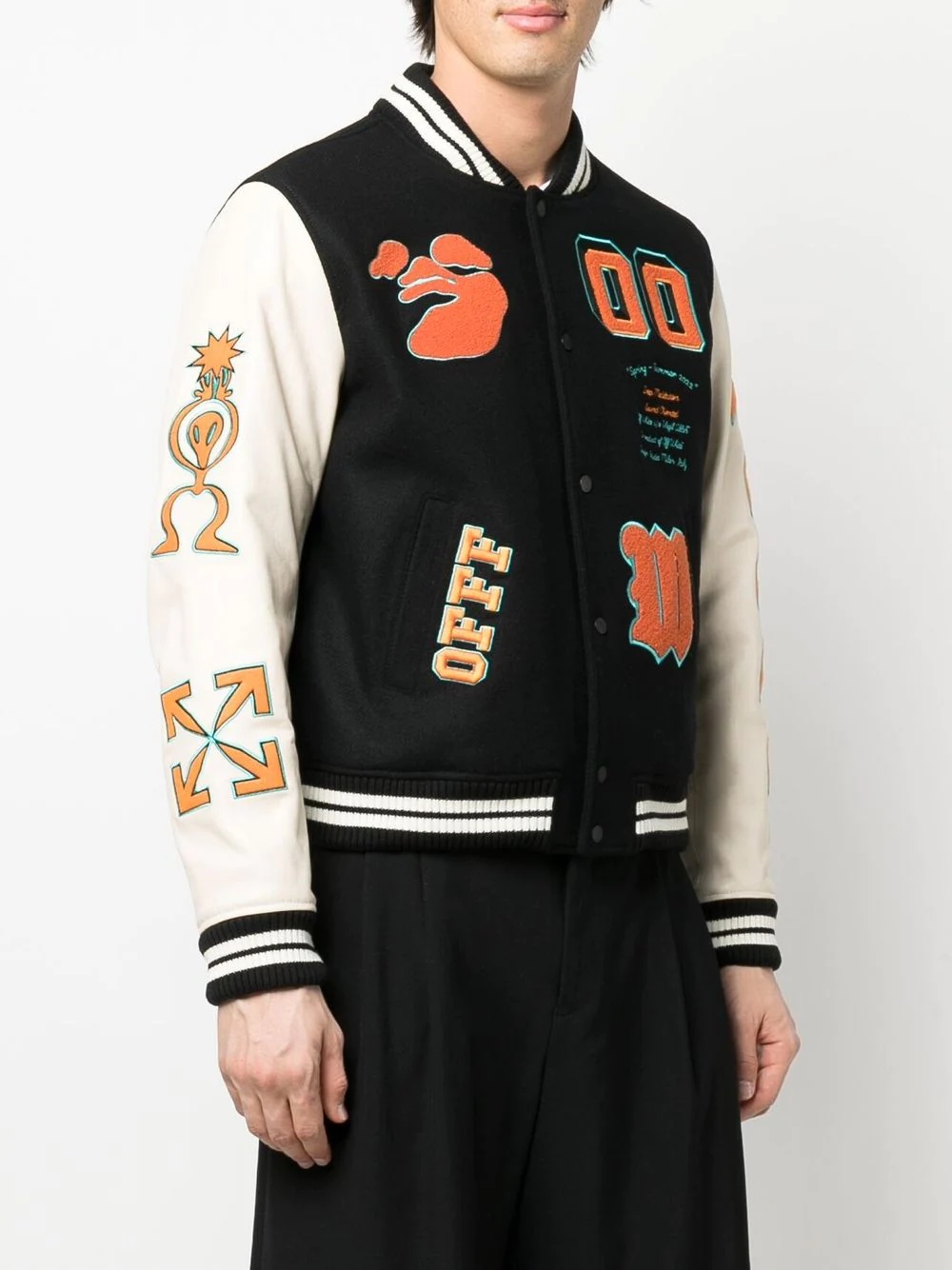 logo-patches varsity jacket - 3