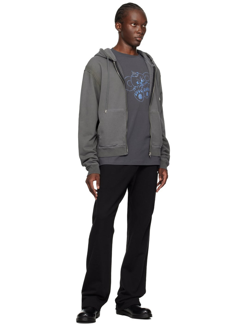 We11done Gray Zip Hoodie outlook