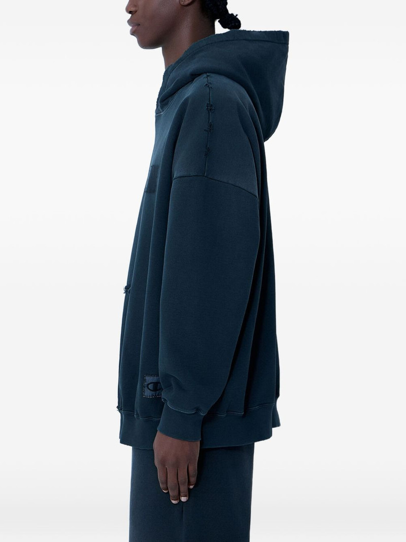 Champion hooded textured sweatshirt outlook