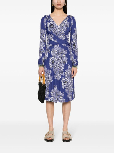 Etro floral-print midi dress outlook