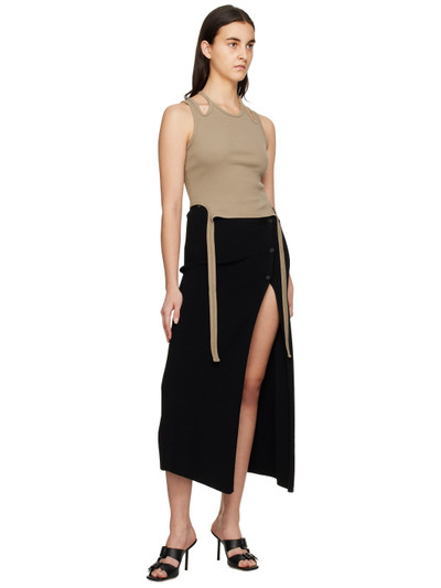 AYA MUSE Black Augusta Maxi Skirt outlook