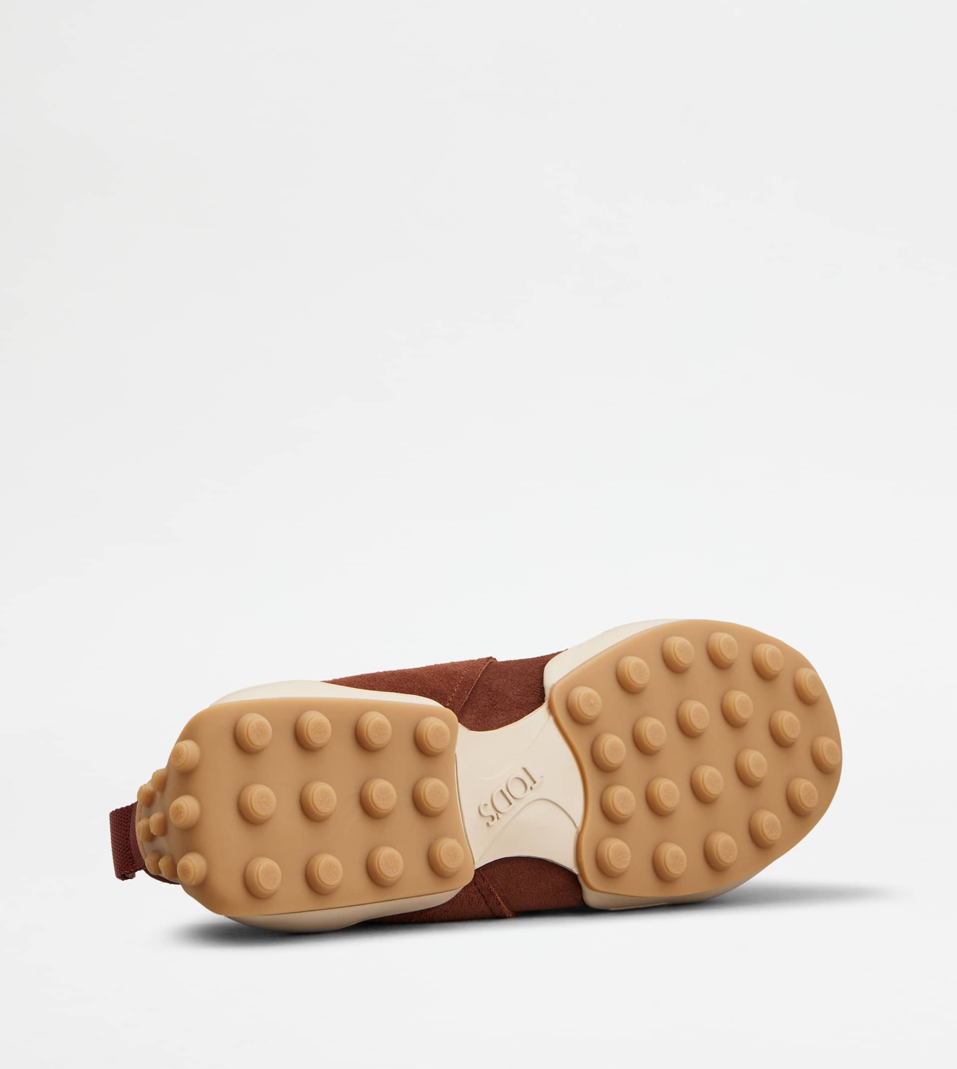 SNEAKERS IN SUEDE - BROWN - 4
