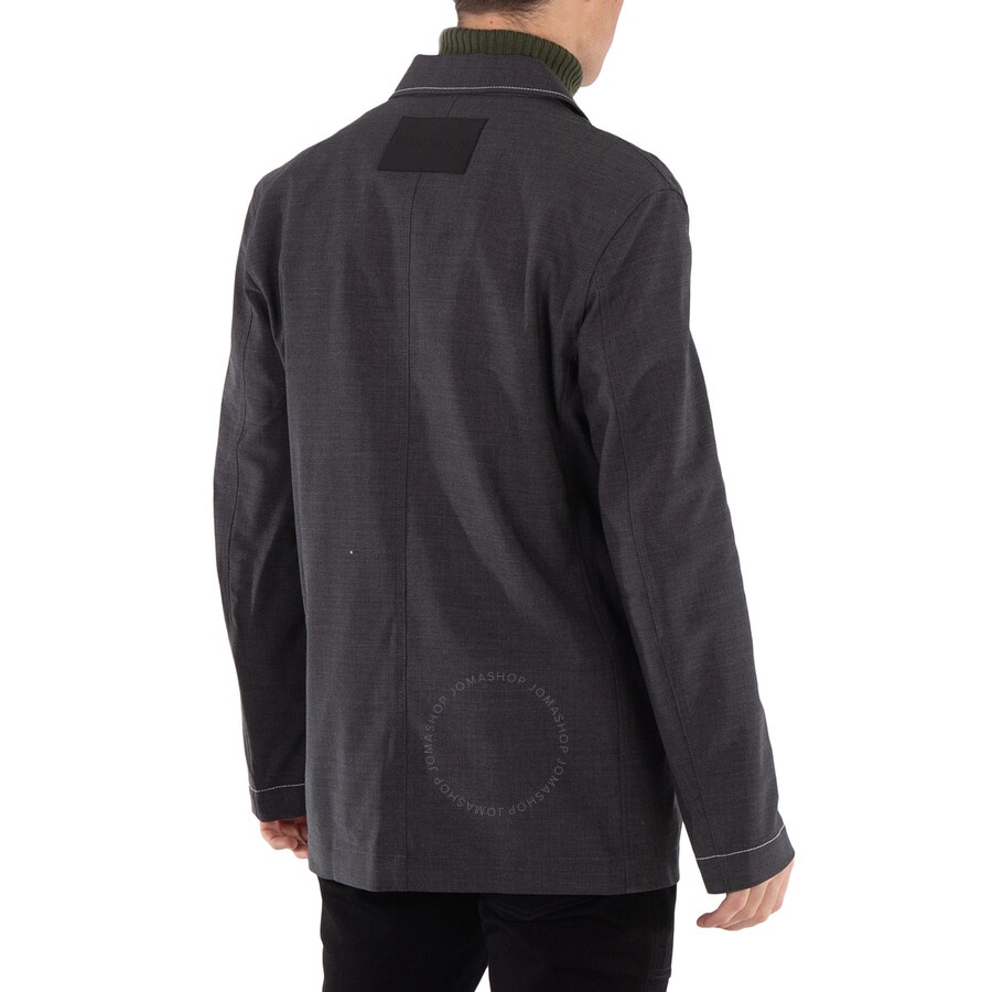 JW Anderson Contrast-Stitched Single-Breated Blazer Jacket - 4