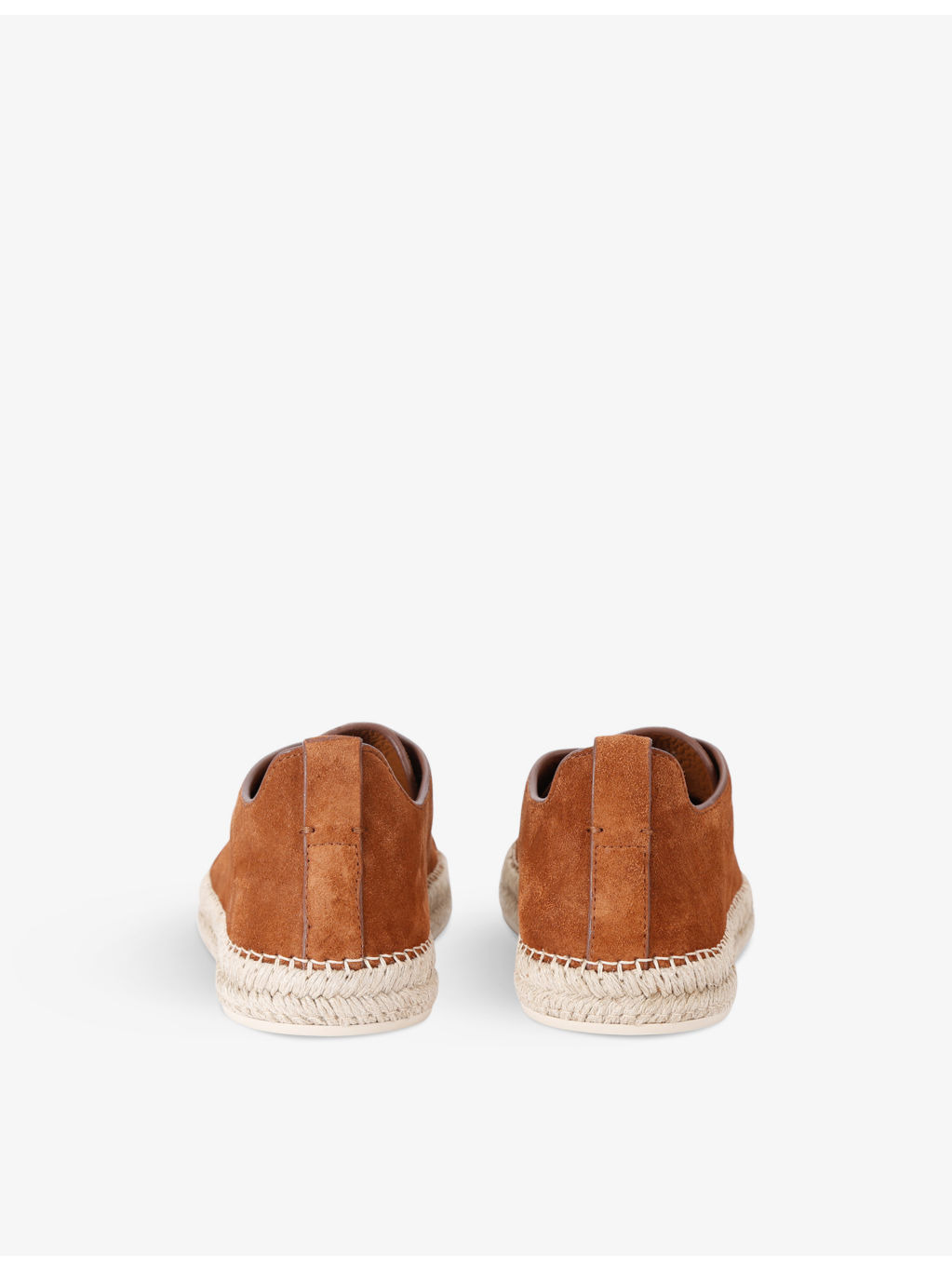 Triple Stitch contrast-sole suede espadrilles - 4