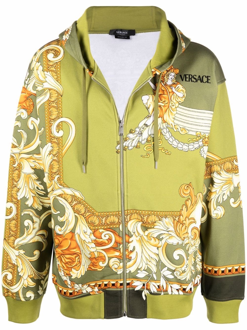 Medusa Renaissance-print zipped hoodie - 1