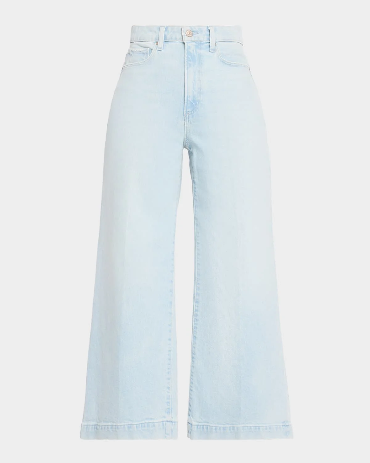 Harper High-Rise WIde-Leg Ankle Jeans - 1