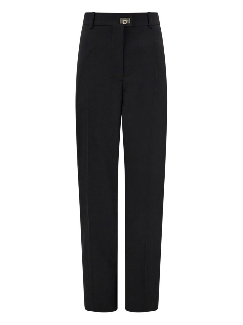 buckle-fastening tailored trousers 1
