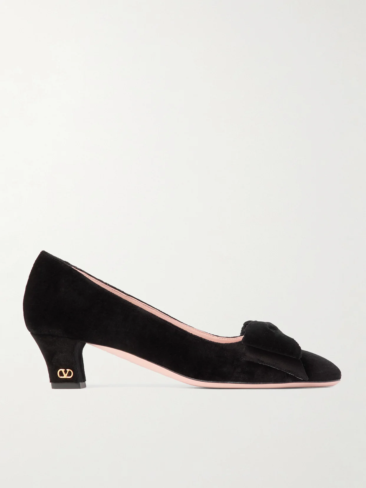 Bowow 45 Bow-embellished Velvet Pumps - 1