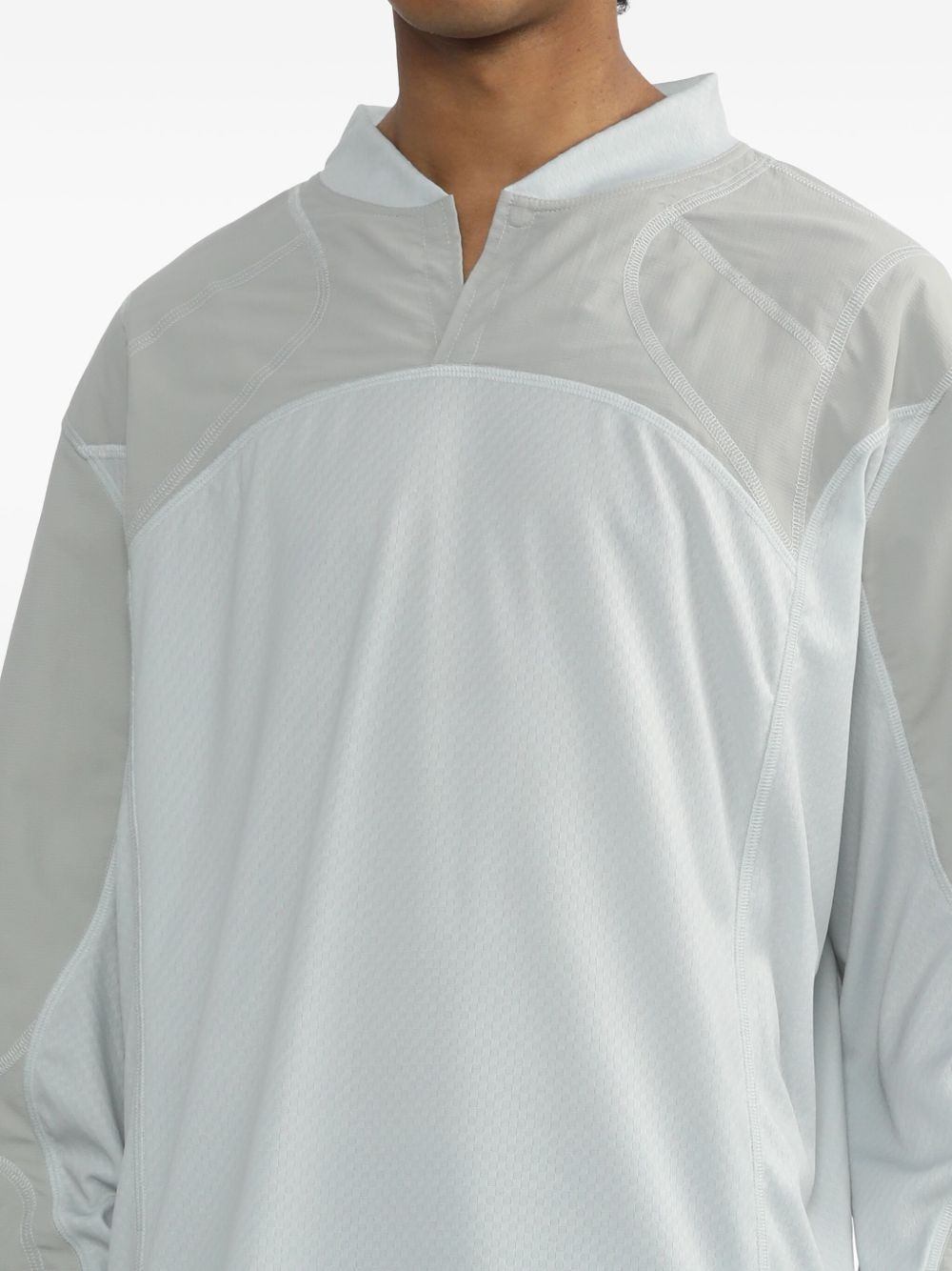 Combact panelled long-sleeve top - 5