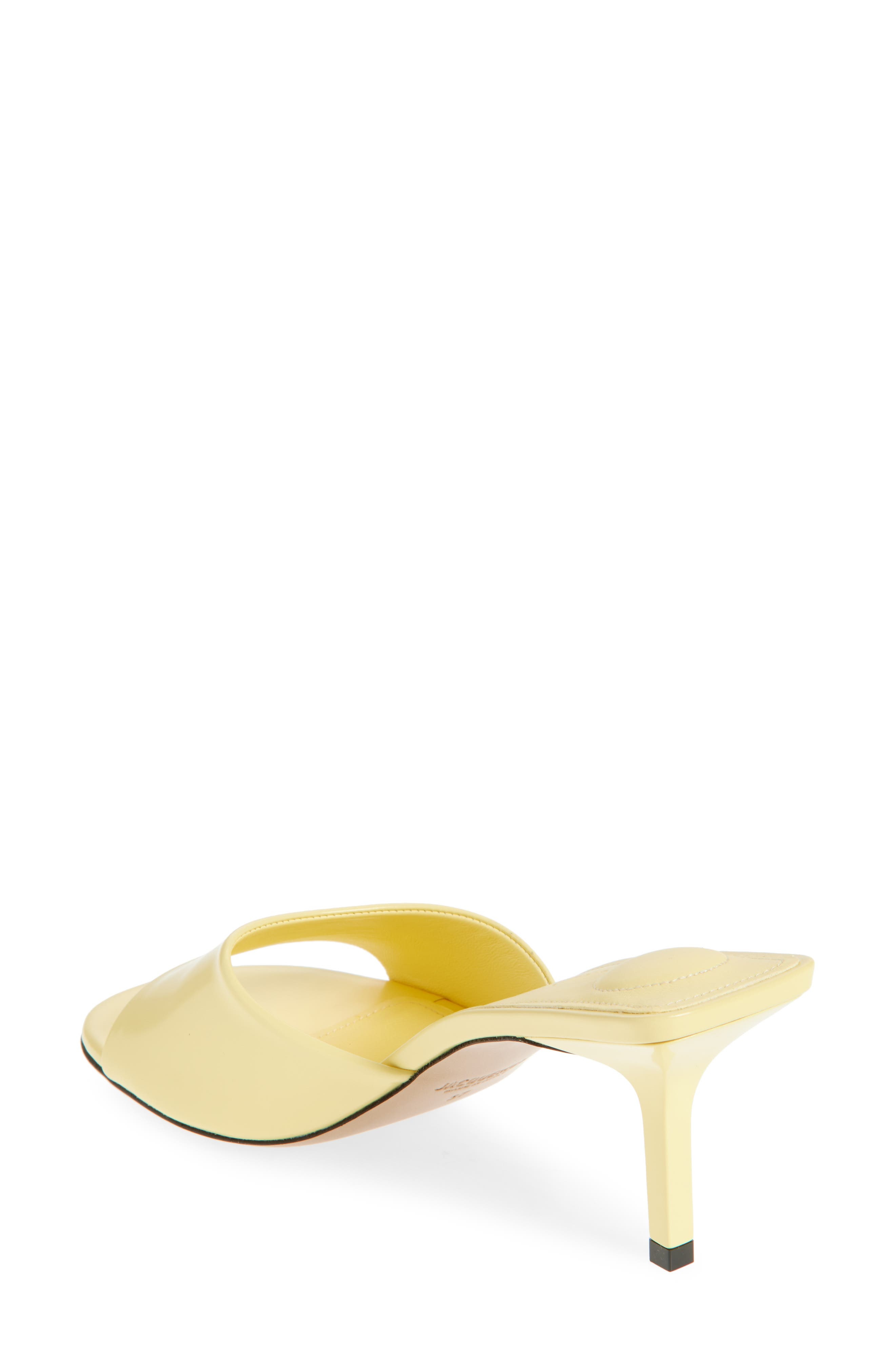 Jacquemus Les Mules Cubisto Sandal in Light Yellow 210 at Nordstrom - 2