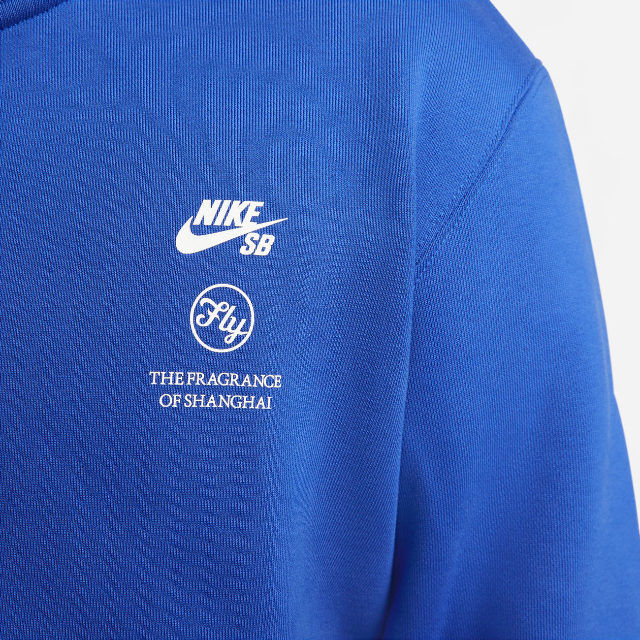 Nike sb x Fly Streetwea Fleece Half Zip Hoodie 'Blue' DQ7313-480 - 2