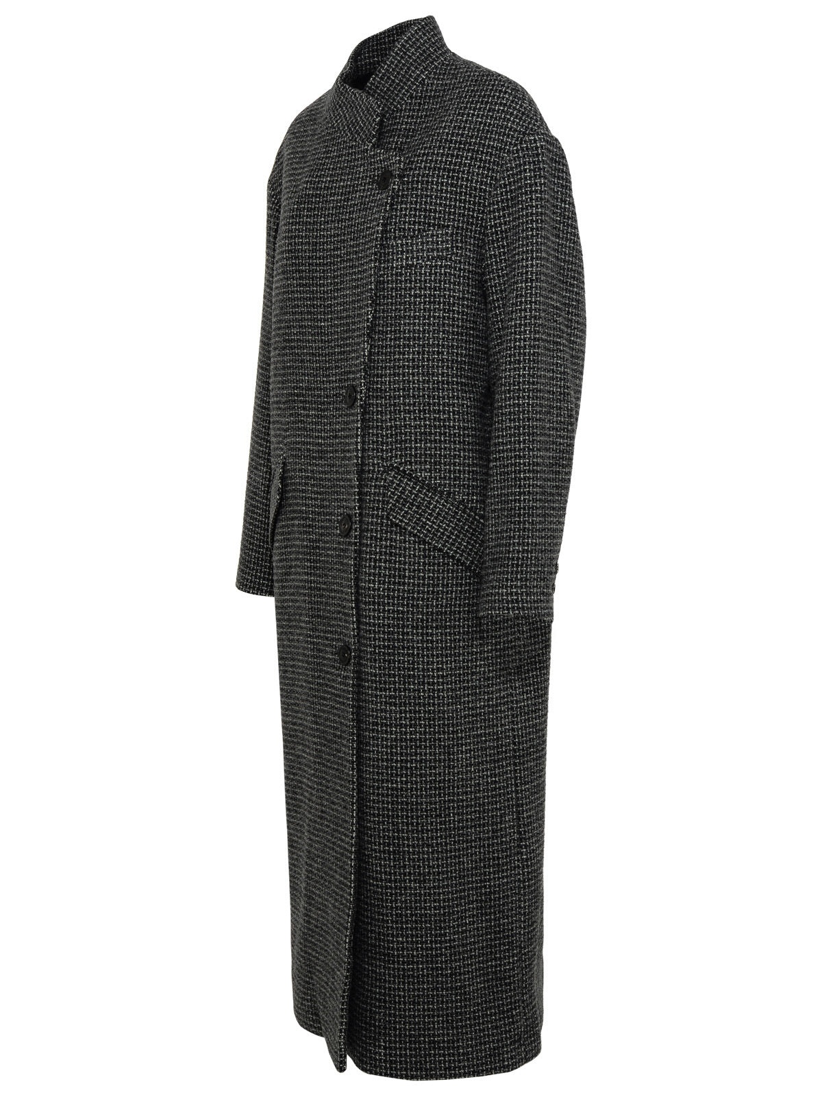 ISABEL MARANT｜COATS (SABINE (MA0102FA A3D17E 01BK)) Isabel Marant Étoile Sabine Long Wool Coat | Fashion Clinic