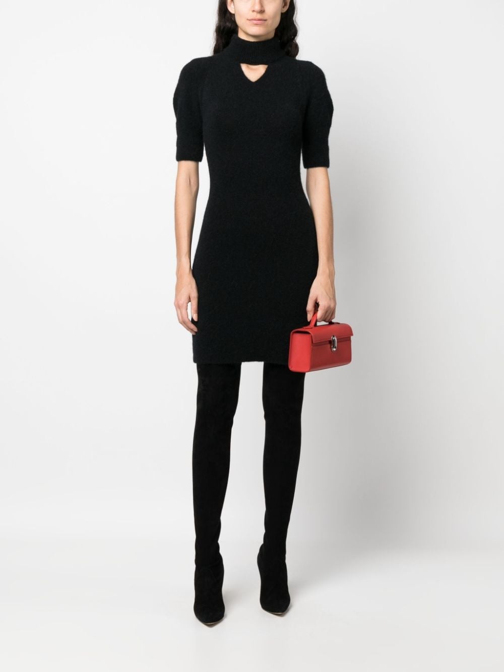 alpaca-blend minidress - 2