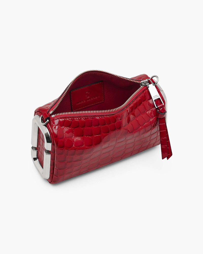 THE GLOSSY CROC SNAPSHOT SHOULDER BAG 4