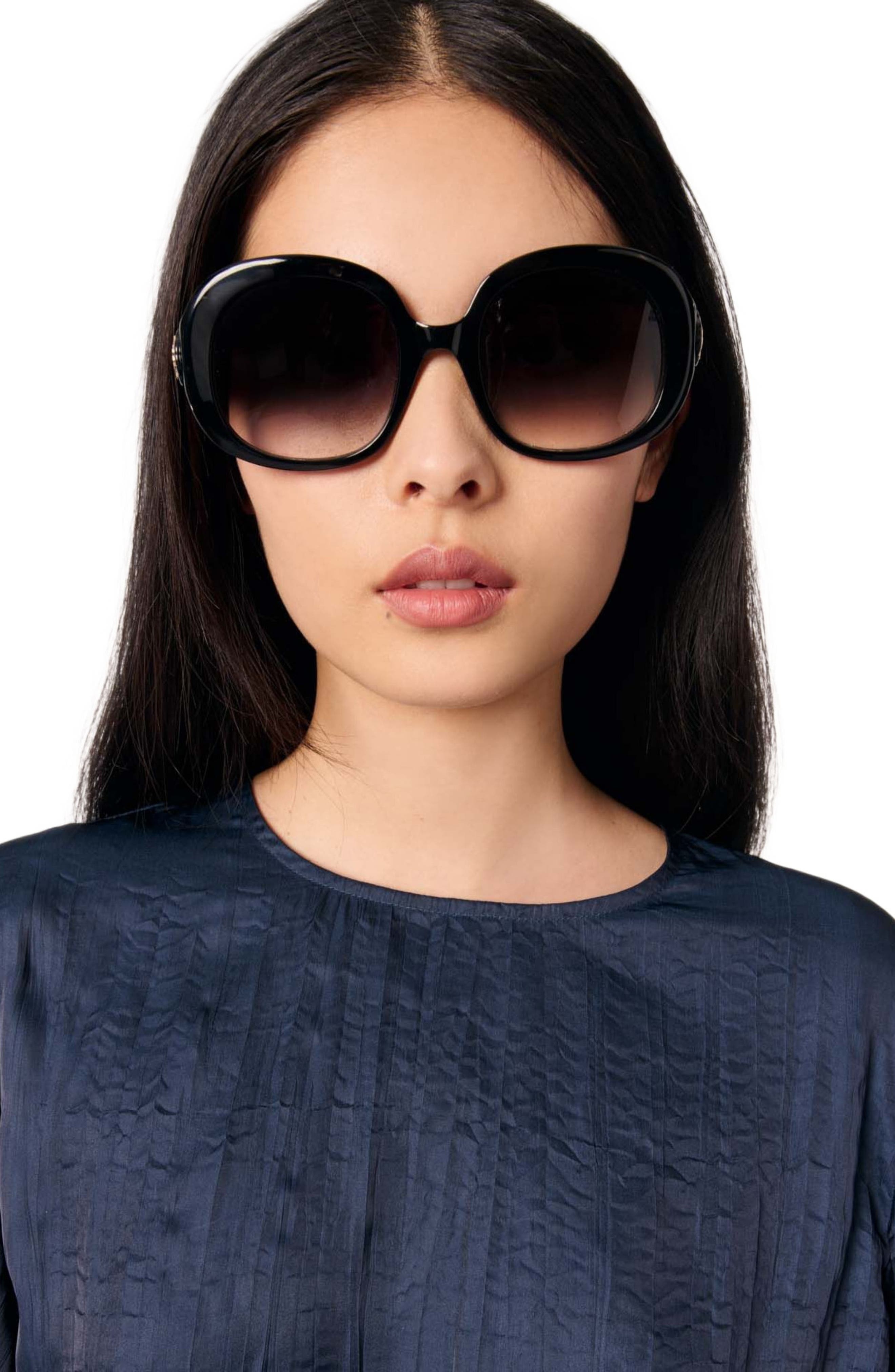 maje Satin-look short top in Navy at Nordstrom - 5