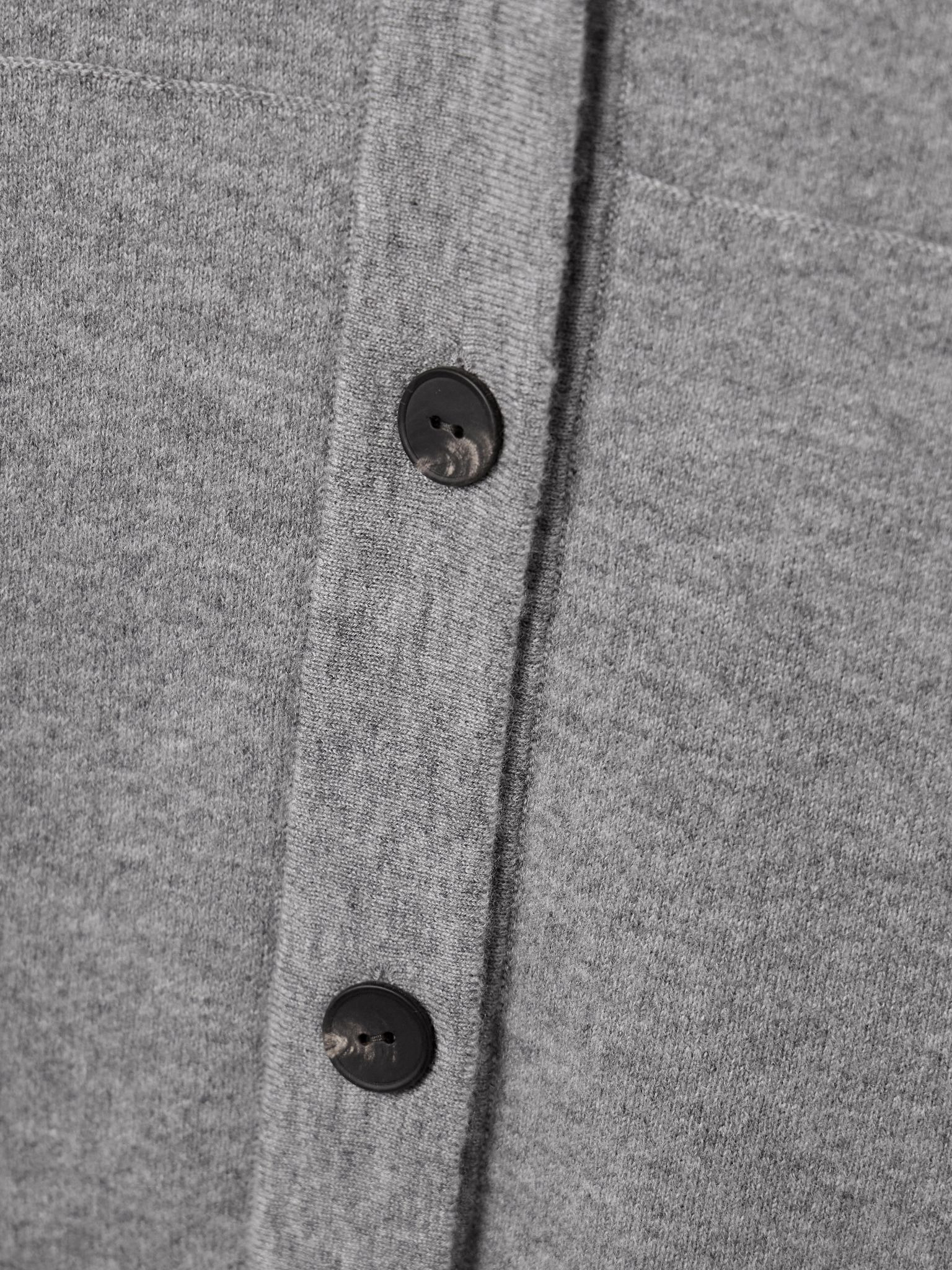 Lonn oversized cashmere cardigan Light gray - 5