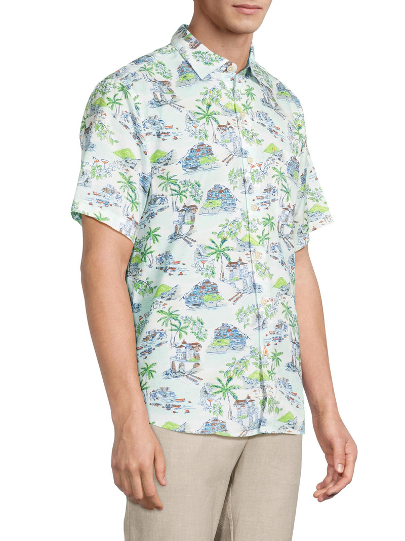 Men's Tortola Paradise Isle Shirt - White 4