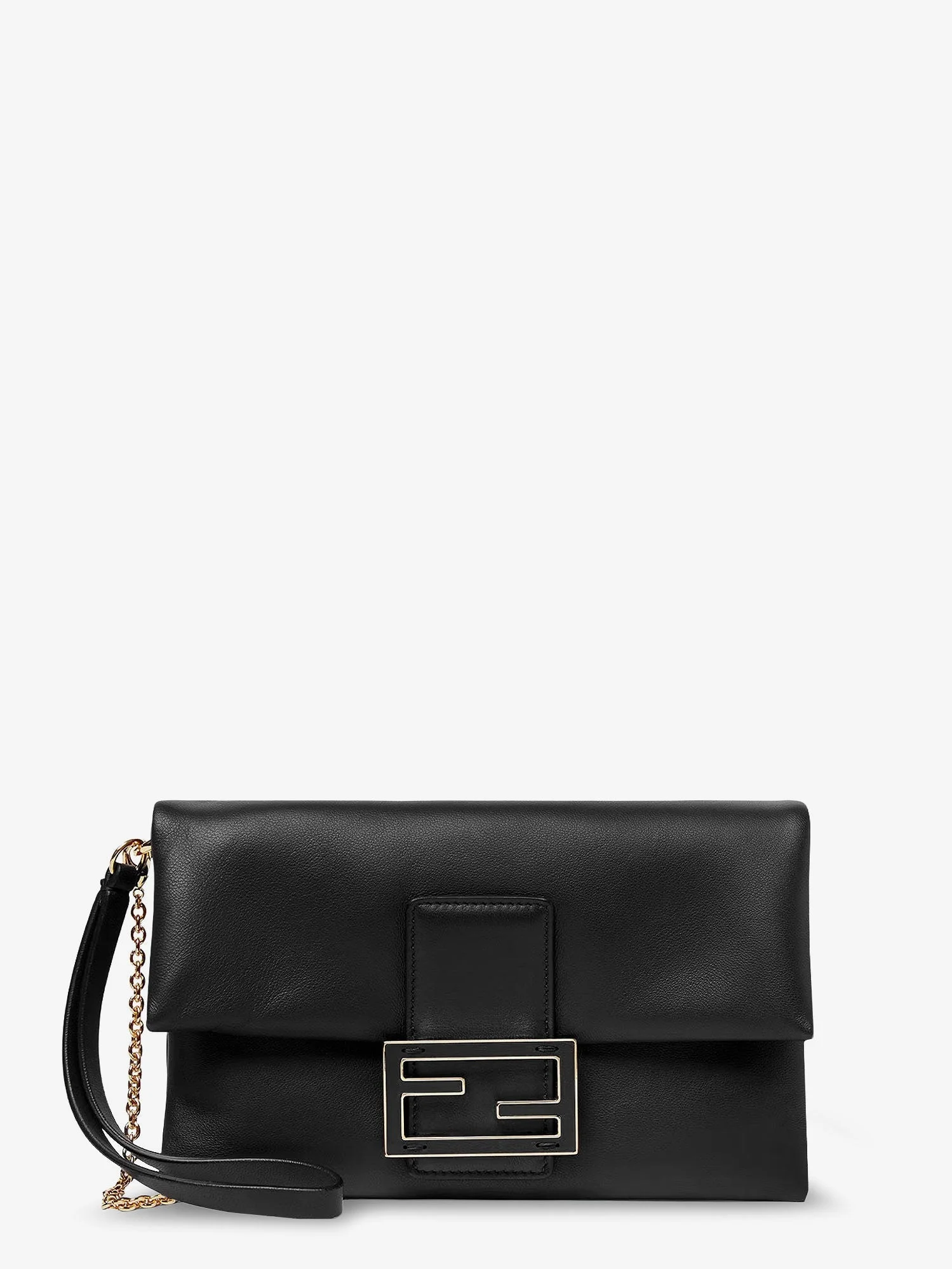 Fendi Mamma Baguette Leather Crossbody Bag - 1