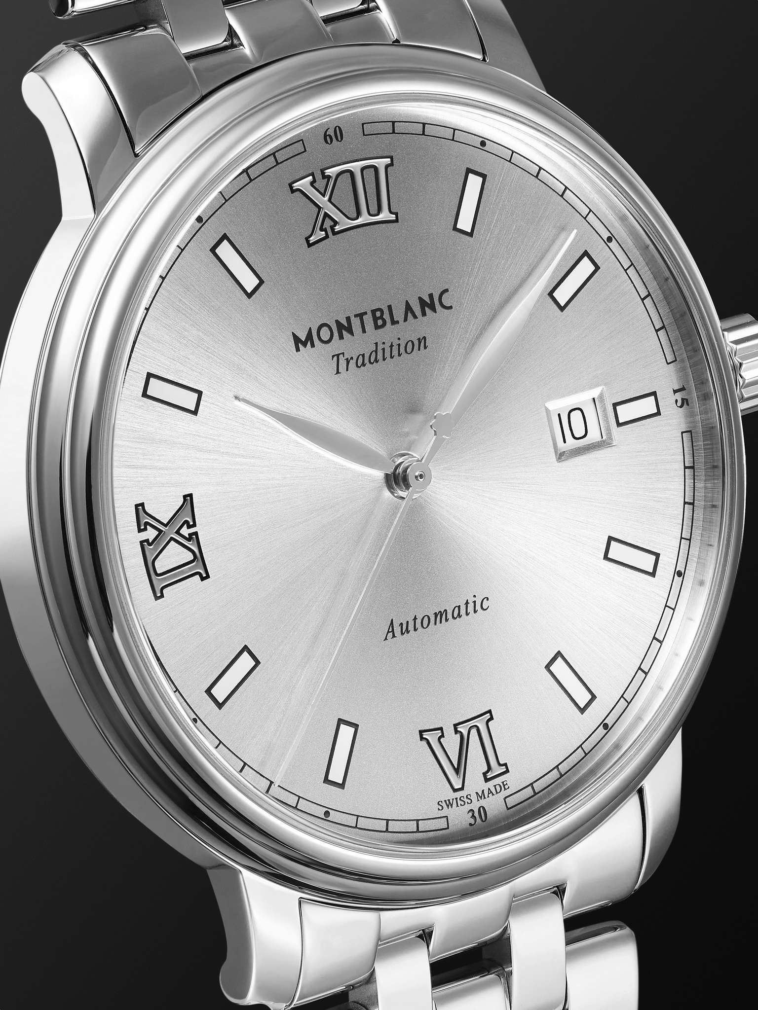 Tradition Automatic Date 40mm Stainless Steel Watch, Ref. No. 127770 - 6