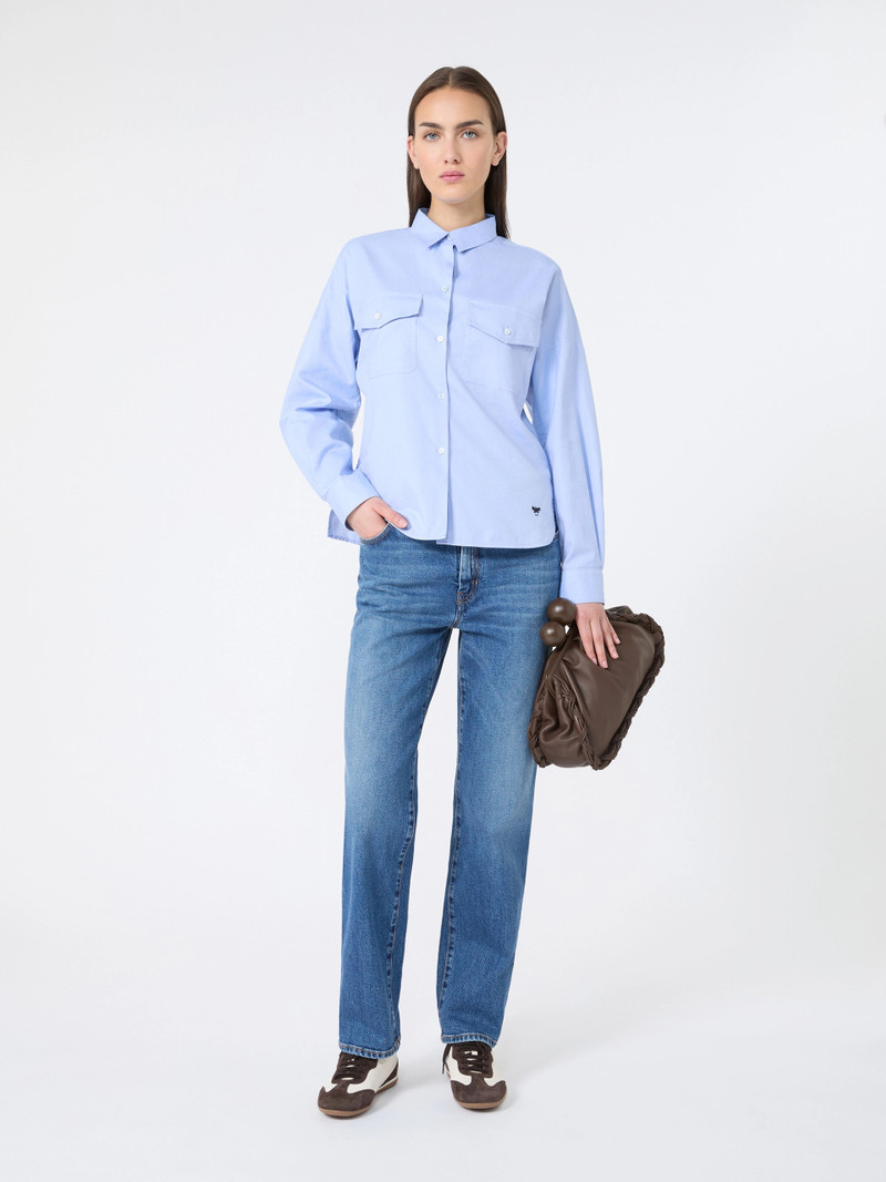 PESI Cotton Oxford shirt - LIGHT BLUE 10