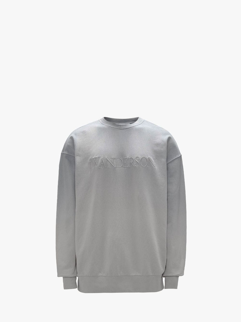 GRADIENT SWEATSHIRT WITH LOGO EMBROIDERED - 1