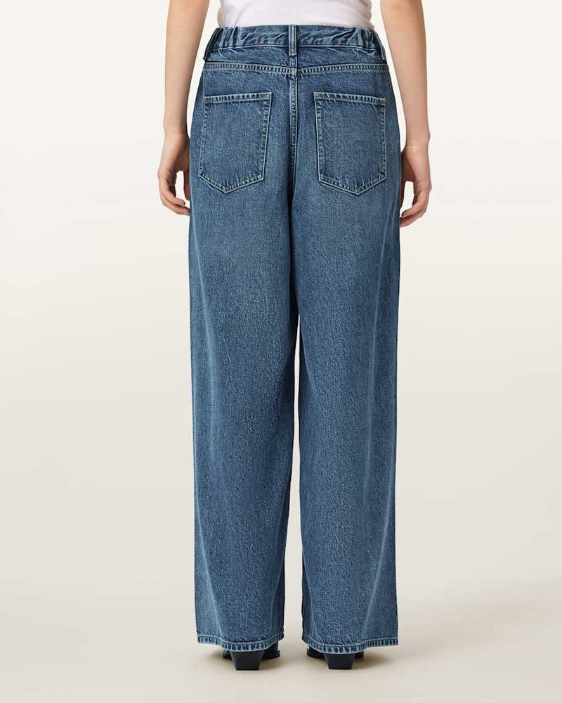 HAZE WIDE LEG PLEATED JEANS 7