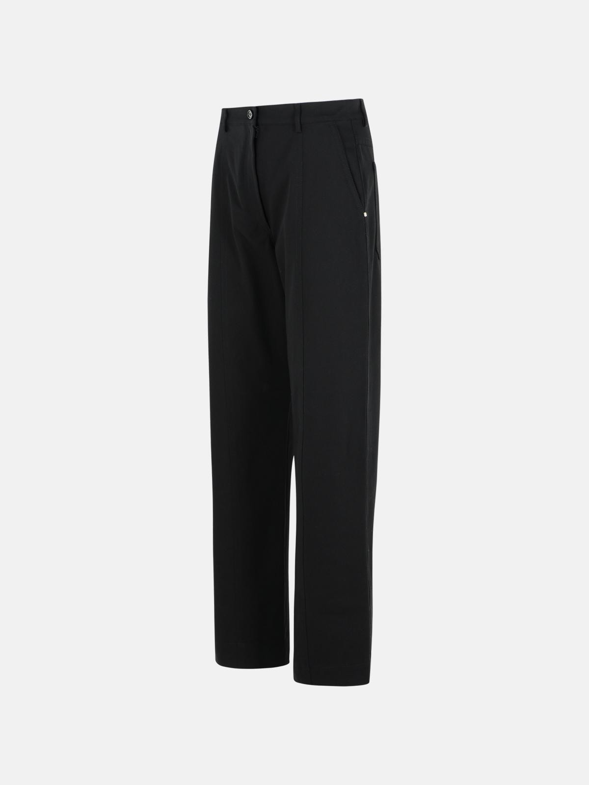 ERA' BLACK COTTON PANTS - 2