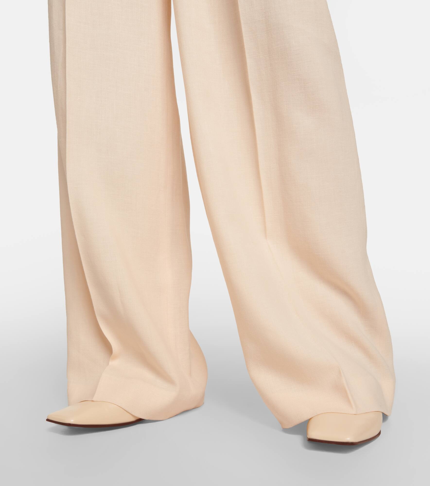 Nyack wide-leg linen and wool pants - 6