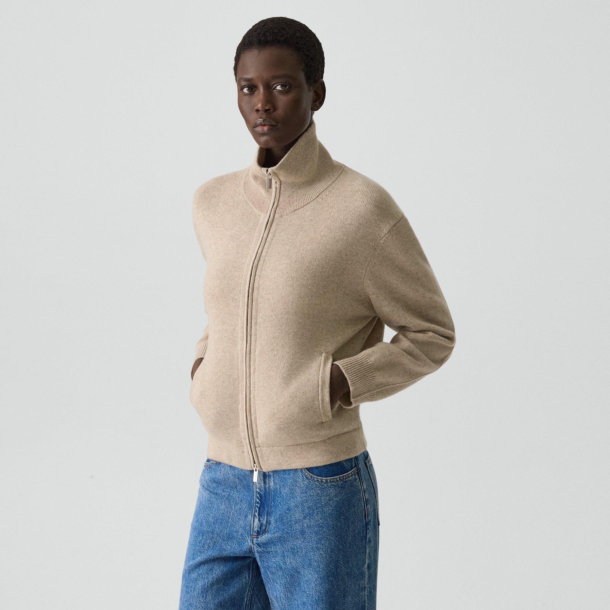 Zip Jacket in Cashmere - 3